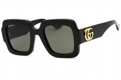 Pre-owned Gucci Gg1547s-001-50 Sunglasses Size 50mm 145mm 24mm Black Women In Gray