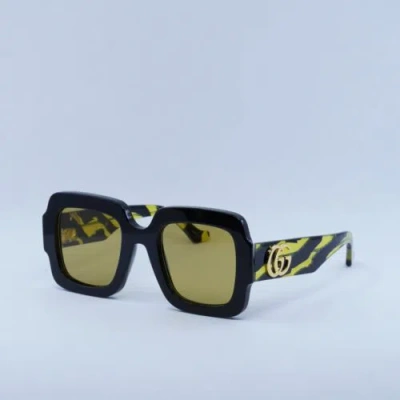 Pre-owned Gucci Gg1547s 004 Black/brown 50-24-145 Sunglasses