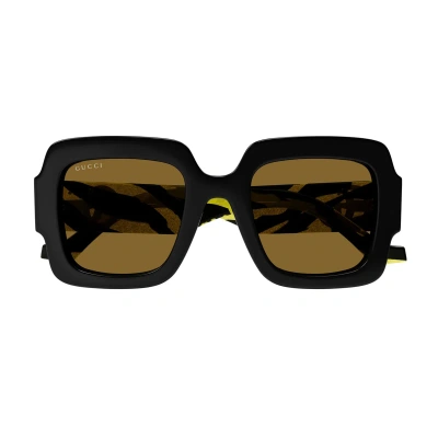 Gucci Gg1547s 004 Sunglasses In Nero