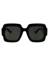 Gucci Gg1547s Sunglasses In 001 Black Black Grey