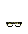 Gucci Gg1548o Square-frame Glasses In Black