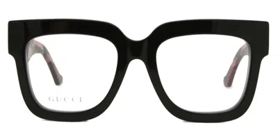 Gucci Gg1549o Women's Glasses, Black, Size 52 In Red