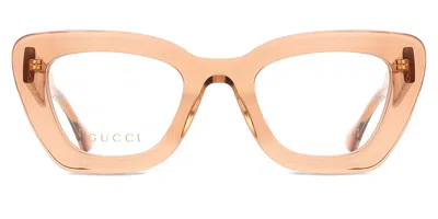 Gucci Gg1555o Women's Glasses, Brown, Size 50