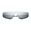 Gucci Smoke Mirror Shield Unisex Sunglasses Gg1561s 004 99 In Nero