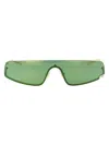 Gucci Gg1561s Sunglasses In 003 Ivory Ivory Green
