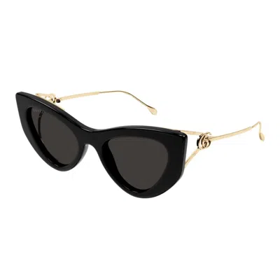Gucci Gg1565s 001 Sunglasses In Black