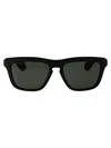 Gucci Black Black Grey Acetate Sunglasses In Black