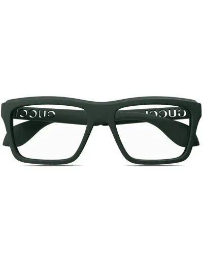Gucci Gg1573o Square-frame Glasses In Green