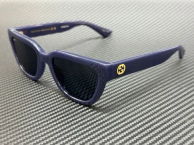 Pre-owned Gucci Gg1578s 004 Violet Blue Women's 54 Mm Medium 54 Mm Sunglasses