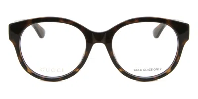 Gucci Gg1580o Women's Glasses, Tortoiseshell, Size 53 In Brown
