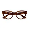 Gucci Gg1581o Linea Gg Logo Eyeglasses In Brown