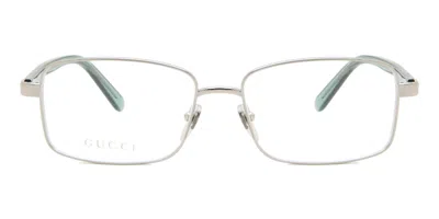 Gucci Gg1586o Men's Glasses, Silver, Size 56