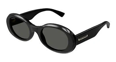 Pre-owned Gucci Gg1587s-001 Black Sunglasses In Gray