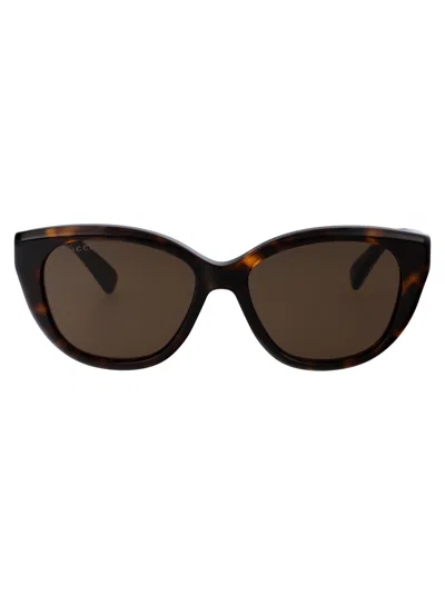 Gucci Gg1588s Sunglasses In Brown