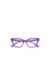 Gucci Gg1589o Cat-eye Glasses In Purple