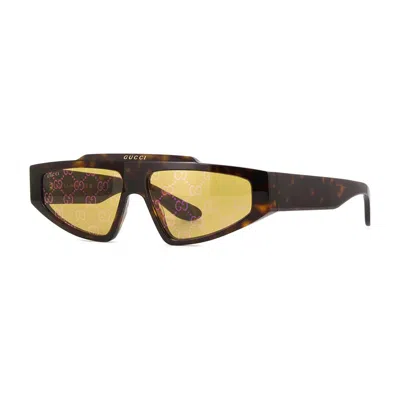 Gucci Gg1591s001 Cat-eye Sunglasses In Yellow