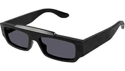Pre-owned Gucci Gg1592s-001 Square Black In Gray