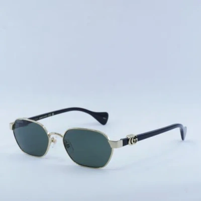 Pre-owned Gucci Gg1593s 001 Endura Gold/grey 56-18-140 Sunglasses Authentic In Gray