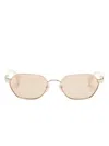 Gucci Metal Gg1593s Sunglasses In Neutrals