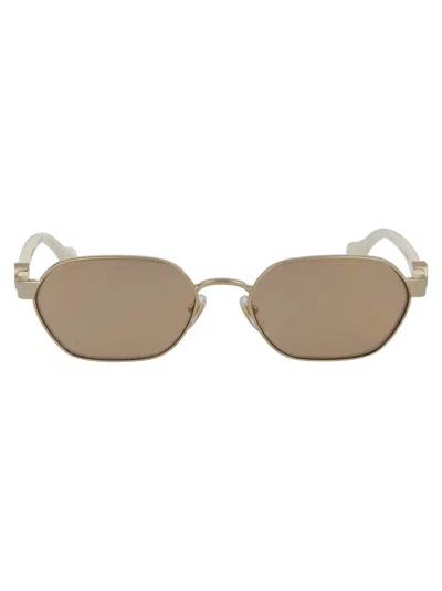 Gucci Metal Gg1593s Sunglasses In Gold Ivory Pink