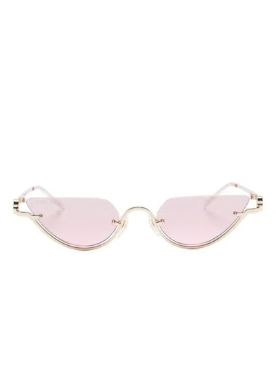 Gucci Gg1603s Cat-eye Frame Sunglasses In 003 Pink