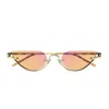 Gucci Elegant Golden Sunglasses With Yellow Lenses In Oro