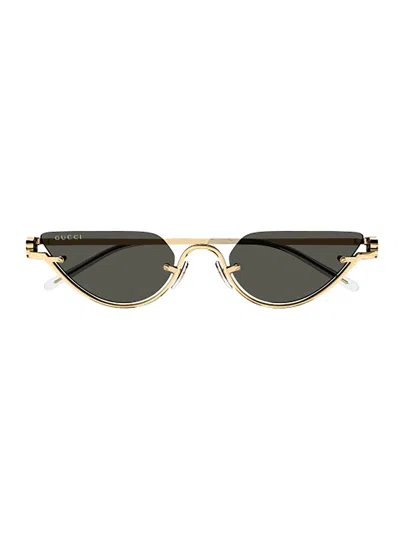Gucci Gg1603s Sunglasses In Gold