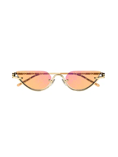 Gucci Gg1603s Sunglasses In Gold