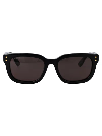 Gucci Gg1605sk Sunglasses In 001 Black Black Grey