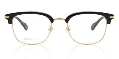 Gucci Gg1606ok Asian Fit Men's Glasses, Gold, Size 52 In Multi