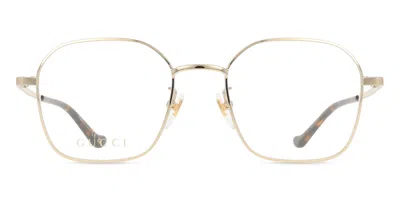 Gucci Gg1611oa Asian Fit Men's Glasses, Gold, Size 50