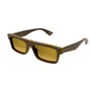 Gucci Gg1616s002 Brown Brown Gold