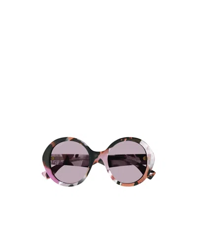 GUCCI GUCCI EYEWEAR ROUND FRAME SUNGLASSES