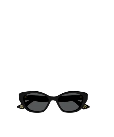 GUCCI GUCCI EYEWEAR CAT-EYE FRAME SUNGLASSES