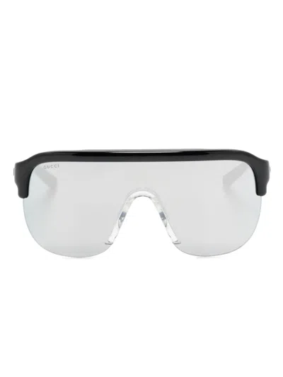 Gucci Gg1645s Over-sized Frame Sunglasses In Black
