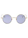 Gucci Gold Gold Violet Metal Sunglasses