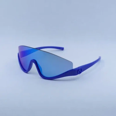 Pre-owned Gucci Gg1650s 010 Blue/blue Gradient Mirror 99-1-110 Sunglasses Authentic