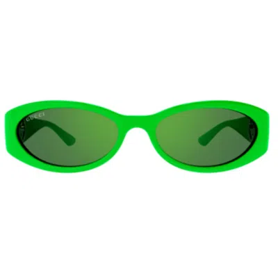 Gucci Gg1660s-005green-green-green In Gold