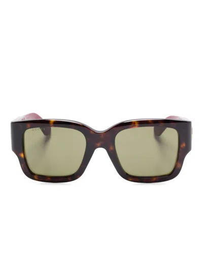 Gucci Gg1663s Sunglasses In Brown