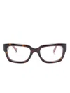 Gucci Gg1666o Glasses In Brown