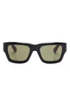Gucci Eyewear Square Frame Sunglasses In Black