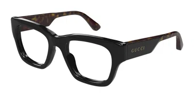 Gucci Gg1669o Men's Glasses, Black, Size 52