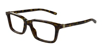 Gucci Gg1672o Men's Glasses, Tortoiseshell, Size 56 In Brown