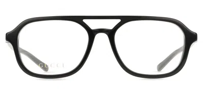 Gucci Gg1673o Men's Glasses, Black, Size 53