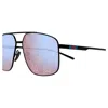 Gucci Navigator Frame Sunglasses Sunglasses In Black-black-violet