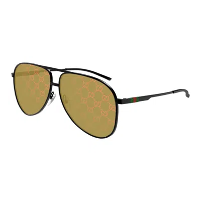Gucci Gg1677s-005 Black-black-yellow