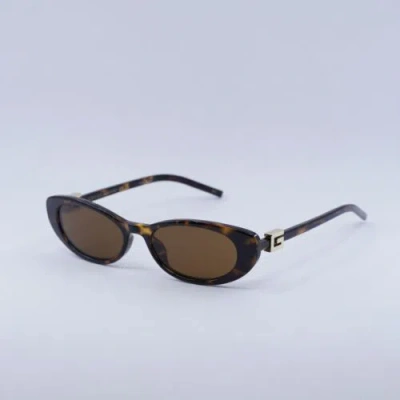 Pre-owned Gucci Gg1680s 004 Havana/brown 52-17-140 Sunglasses Authentic