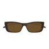Gucci Gg1681s Linea Gg Logo 004 Havana Brown Sunglasses