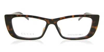 Gucci Gg1682o Women's Glasses, Tortoiseshell, Size 53 In Black