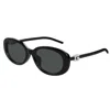 Gucci Gg1684sa-002black-black-grey In Black
